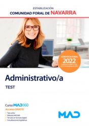 Administrativo/a (estabilización). Test. Comunidad Foral de Navarra de Ed. MAD
