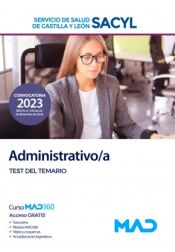 Administrativo/a. Test. Servicio de Salud de Castilla y León (SACYL) de Ed. MAD
