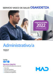 Administrativo/a. Test. Servicio Vasco de Salud (Osakidetza) de Ed. MAD
