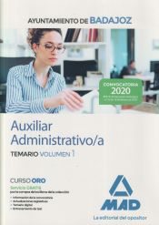 Auxiliar Administrativo del Ayuntamiento de Badajoz - Ed. MAD