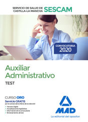 Auxiliar Administrativo del Servicio de Salud de Castilla-La Mancha (SESCAM). Test de Ed. MAD