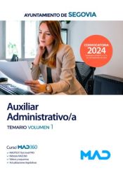 Auxiliar Administrativo/a del Ayuntamiento de Segovia - Ed. MAD