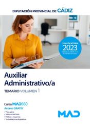 Auxiliar Administrativo de la Diputación Provincial de Cádiz - Ed. MAD