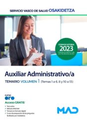 Auxiliar Administrativo del Servicio Vasco de Salud (Osakidetza) - Ed. MAD