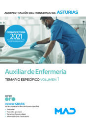Auxiliar de Enfermería. Parte específica volumen 1. Principado de Asturias de Ed. MAD