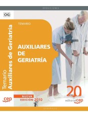Auxiliares de Geriatría. Temario de EDITORIAL CEP