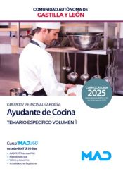 Ayudante de Cocina. Comunidad Autónoma de Castilla y León - Ed. MAD