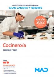 Cocinero/a (Grupo IV Personal Laboral). Islas de Gran Canaria y Tenerife. Temario y test de Ed. MAD