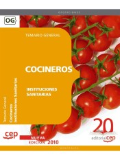 Cocineros de Instituciones Sanitarias. Temario de EDITORIAL CEP