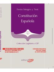 Constitución Española.Texto Íntegro y Test. Colección Legislativa CEP de Ed. CEP