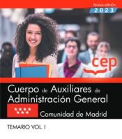 Auxiliar Administrativo. Comunidad de Madrid - Editorial CEP