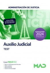 Cuerpo de Auxilio Judicial. Test. Administración de Justicia de Ed. MAD