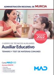 Auxiliar Educativo de la Administración Pública Regional de Murcia - Ed. MAD