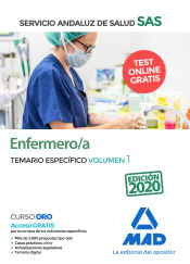 Enfermero/a del Servicio Andaluz de Salud. Temario específico volumen 1 de Ed. MAD