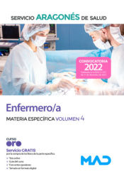 Enfermero/a. Temario materia específica volumen 4. Servicio Aragonés de Salud (SALUD) de Ed. MAD