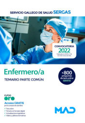 Enfermero/a. Temario parte común. Servicio Gallego de Salud (SERGAS) de Ed. MAD