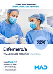 Enfermero/a. Temario parte específica volumen 3. Servicio de Salud del Principado de Asturias (SESPA) de Ed. MAD