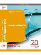 Enfermeros/as. Batería de Preguntas Vol. III. de EDITORIAL CEP, S.L.