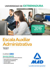 Escala Auxiliar Administrativa de la Universidad de Extremadura. Test de Ed. MAD