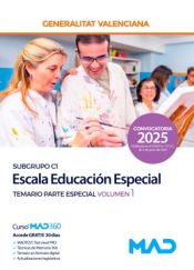 Escala Educación Especial (C1-04-03 Atención Sociosanitaria, Educación Especial y Cuidados Auxiliares de Enfermería) Generalitat Valenciana - Ed. MAD
