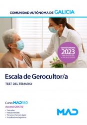 Escala de Gerocultor/a. Test. Comunidad Autónoma de Galicia de Ed. MAD