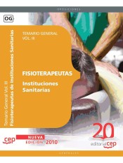 Fisioterapeutas Instituciones Sanitarias. Temario Vol. III. de EDITORIAL CEP