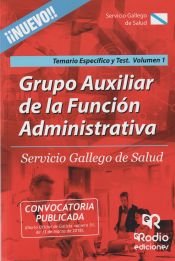 Auxiliar de la Función Administrativa del Servicio Gallego de Salud (SERGAS) - Ediciones Rodio