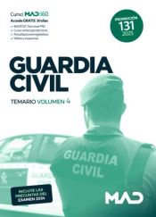 Guardia Civil Promoción 131. Temario volumen 4 de Ed. MAD