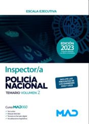 Inspector/a de Policía Nacional. Temario Volumen 2 de Ed. MAD