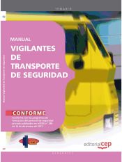Manual Vigilantes de Transporte de Seguridad de EDITORIAL CEP