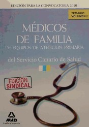 Médicos de familia de equipos de atención primaria. Vol. II, Temario de Editorial Mad, S.L.