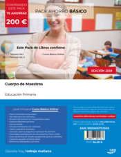 PACK AHORRO BÁSICO. Cuerpo de Maestros. Educación Primaria de Ed. CEP