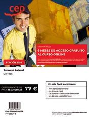 PACK DE LIBROS + Curso Online 6 meses Personal Laboral Correos de Ed. CEP