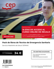 PACK DE LIBROS. Técnico en Emergencias Sanitarias SERMAS. Servicio Madrileño de Salud de Ed. CEP