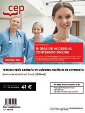 Pack libros + acceso 15 días Contenido Online. Técnico Medio Sanitario en Cuidados Auxiliares de Enfermería. Servicio Madrileño de Salud (SERMAS) de Ed. CEP