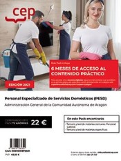 Pack de libros + Contenido Práctico Online. Personal Especializado de Servicios Domésticos (PESD). Administración General de la Comunidad Autónoma de Aragón de Ed. CEP