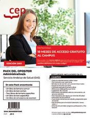 Pack del opositor. Administrativo/a. Servicio Andaluz de Salud (SAS) de Ed. CEP