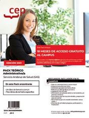 Pack teórico. Administrativo/a. Servicio Andaluz de Salud (SAS) de Ed. CEP