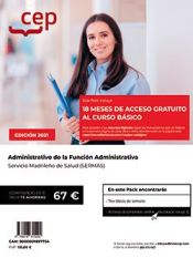 Pack teórico + Curso Básico. Administrativo de la Función Administrativa. Servicio Madrileño de Salud (SERMAS) de Ed. CEP