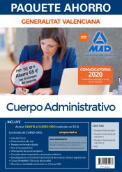 Paquete Ahorro Administrativo de la Generalitat Valenciana de Ed. MAD