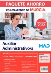 Paquete Ahorro Auxiliar Administrativo/a. Ayuntamiento de Murcia de Ed. MAD