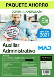 Paquete Ahorro Auxiliar Administrativo Junta de Andalucía de Ed. MAD