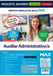 Paquete Ahorro Auxiliar Administrativo/a. Servicio Andaluz de Salud (SAS) de Ed. MAD