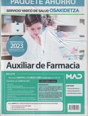 Paquete Ahorro Auxiliar de Farmacia. Servicio Vasco de Salud (Osakidetza) de Ed. MAD