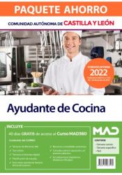 Paquete Ahorro Ayudante de Cocina de la Administración Comunidad Autónoma de Castilla y León, de Ed. MAD