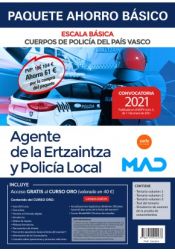 Paquete Ahorro BÁSICO Ertzaintza y Policía Local del País Vasco de Ed. MAD