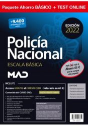 Paquete Ahorro BÁSICO + TEST ONLINE Policía Nacional Escala Básica de Ed. MAD