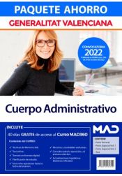 Paquete Ahorro Cuerpo Administrativo. Generalitat Valenciana de Ed. MAD