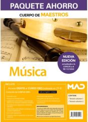 Paquete Ahorro Cuerpo de Maestros. Música. de Ed. MAD