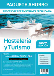 Paquete Ahorro Cuerpo de Profesores de Enseñanza Secundaria. Hosteleria y turismo. de Ed. MAD